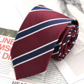 Fashion JK Striped Necktie Year Preppy Tie Graduation Campus Events Qme a