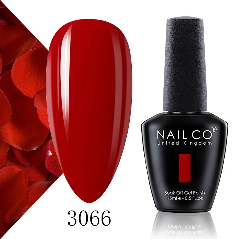 NAILCO 131 Colors Nail Gel Polish Off LED Semi Permanant Art Hybrid