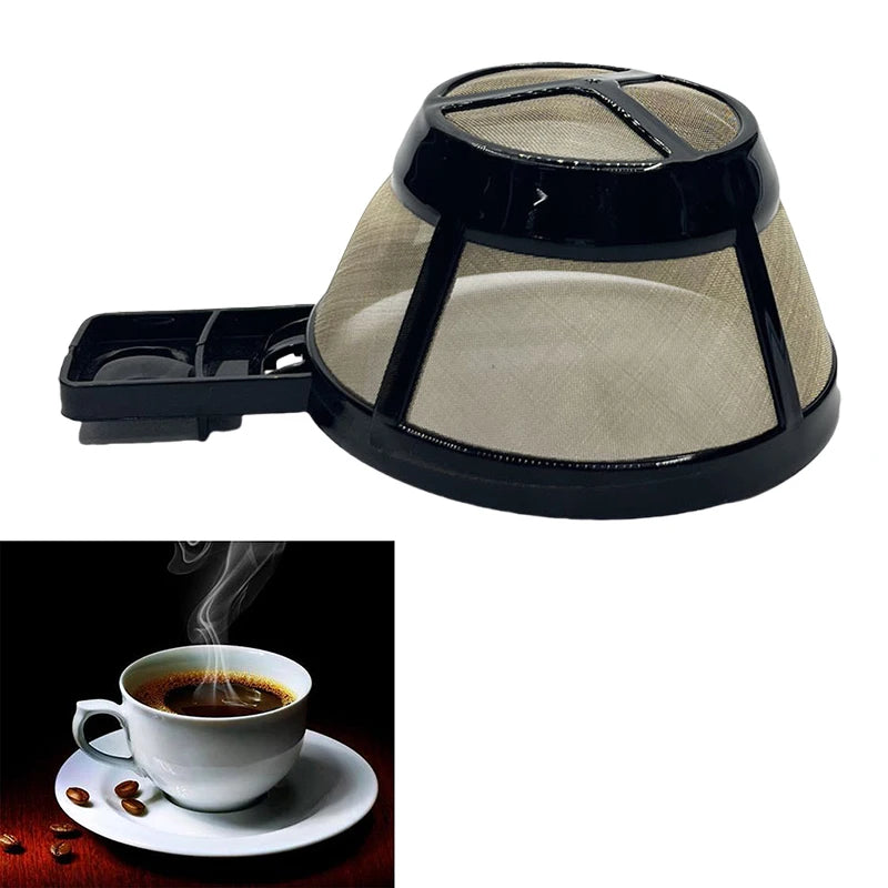 1x Reusable Coffee Filter Basket Cup Style Coffee Machine Strainer Mesh. Qme