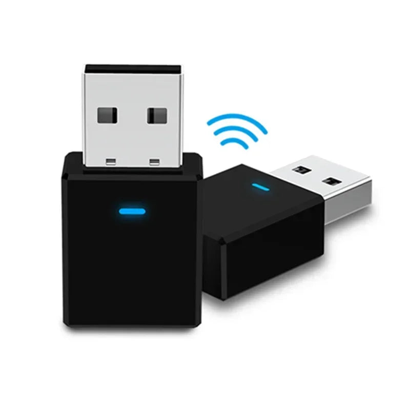 For Bluetooth 5.0 Portable USB Adapter Receiver Transmitter Music Audio Transceiver Qme