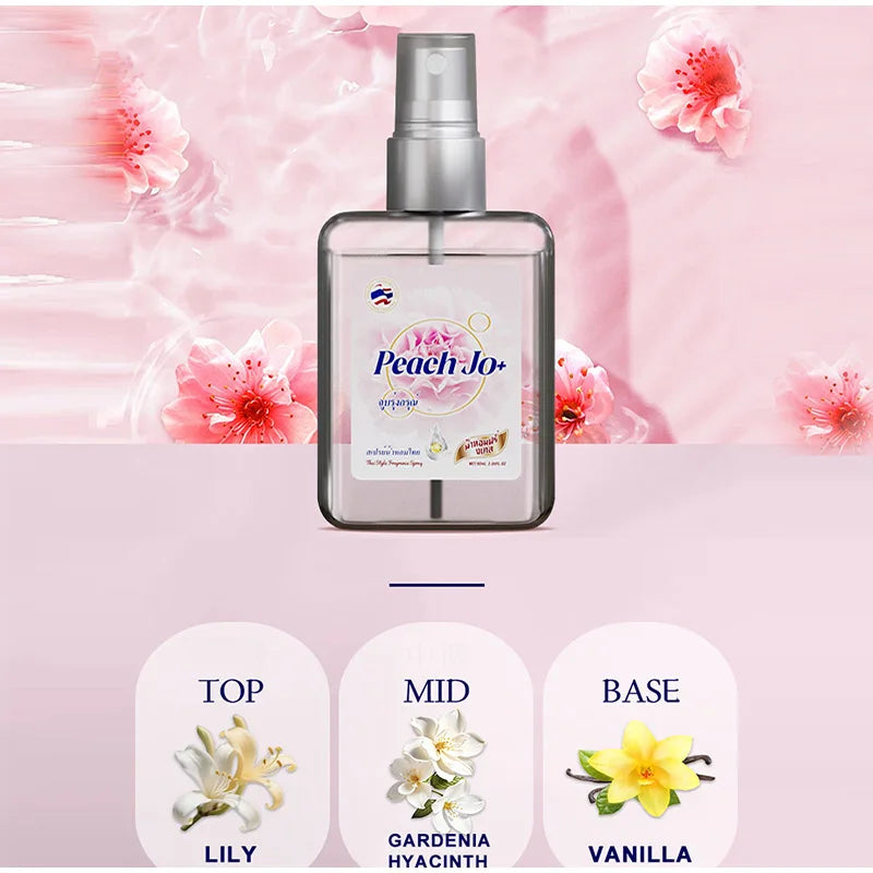 Women's Milky Floral Perfume Alcohol-free Milk Peony Fragrance Body Qme Morning Kiss 90ml