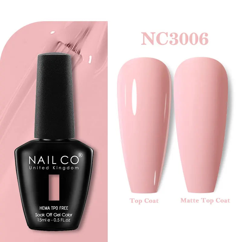 NAILCO Coat Base Gel Nail Polish Nails Art Semi Permanent Lacquer