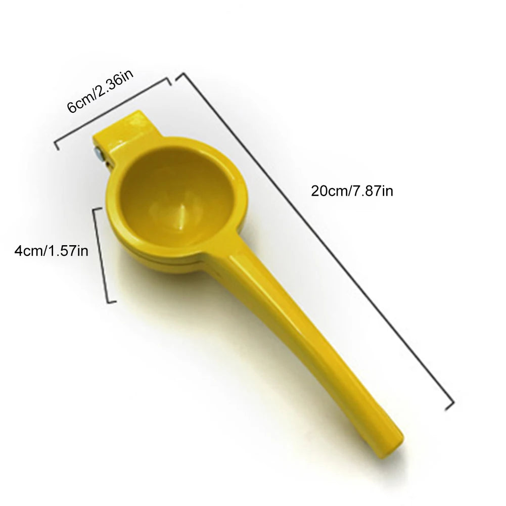 Home Manual Lemon Squeezer Lemon Squeezer Sturdy Hand Pressed Orange Fruit Juicer Aluminum Alloy Portable Practical Kitchen Tool Qme