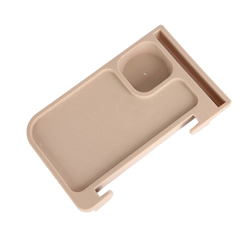 Outdoor Camping Chair Side Storage Tray Recliner Accessories Folding Qme Beige