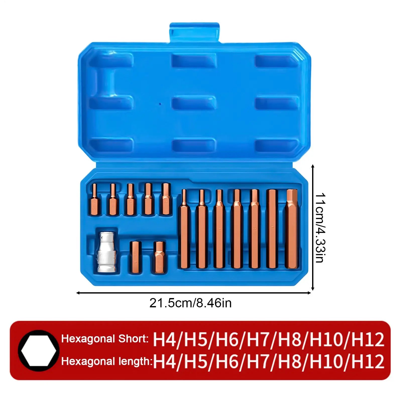 Screwdriver Bits Magnetic Heavy Duty Metal Socket Repair Tool Qme