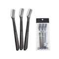 Eyebrow Trimmer Face Razor Portable Blades Shaver Knife Hair Remover Qme 3pcs MZ82445