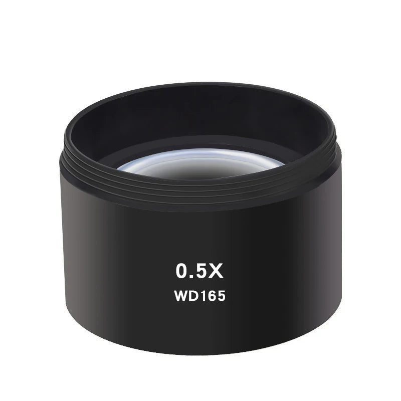 WD165 0 5X WD120 7X Trinocular Microscope Barlow Objective Lens Zoom Qme