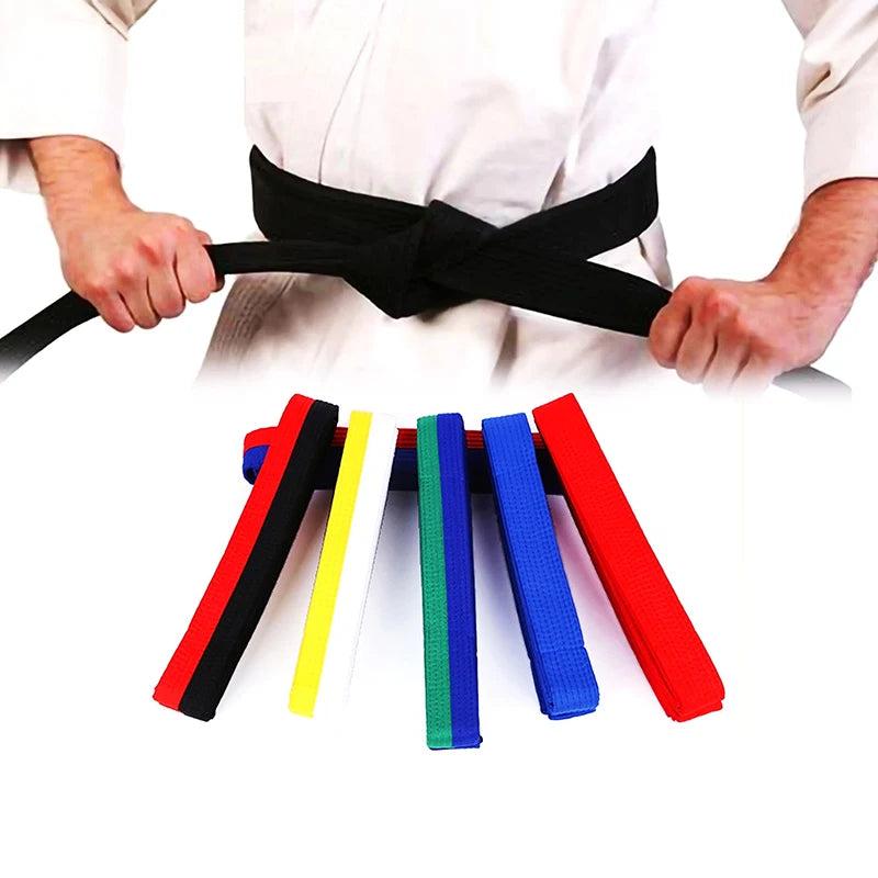 Taekwondo Colored Ranking Belts Cotton Martial Arts Judo Karate TKD Qme