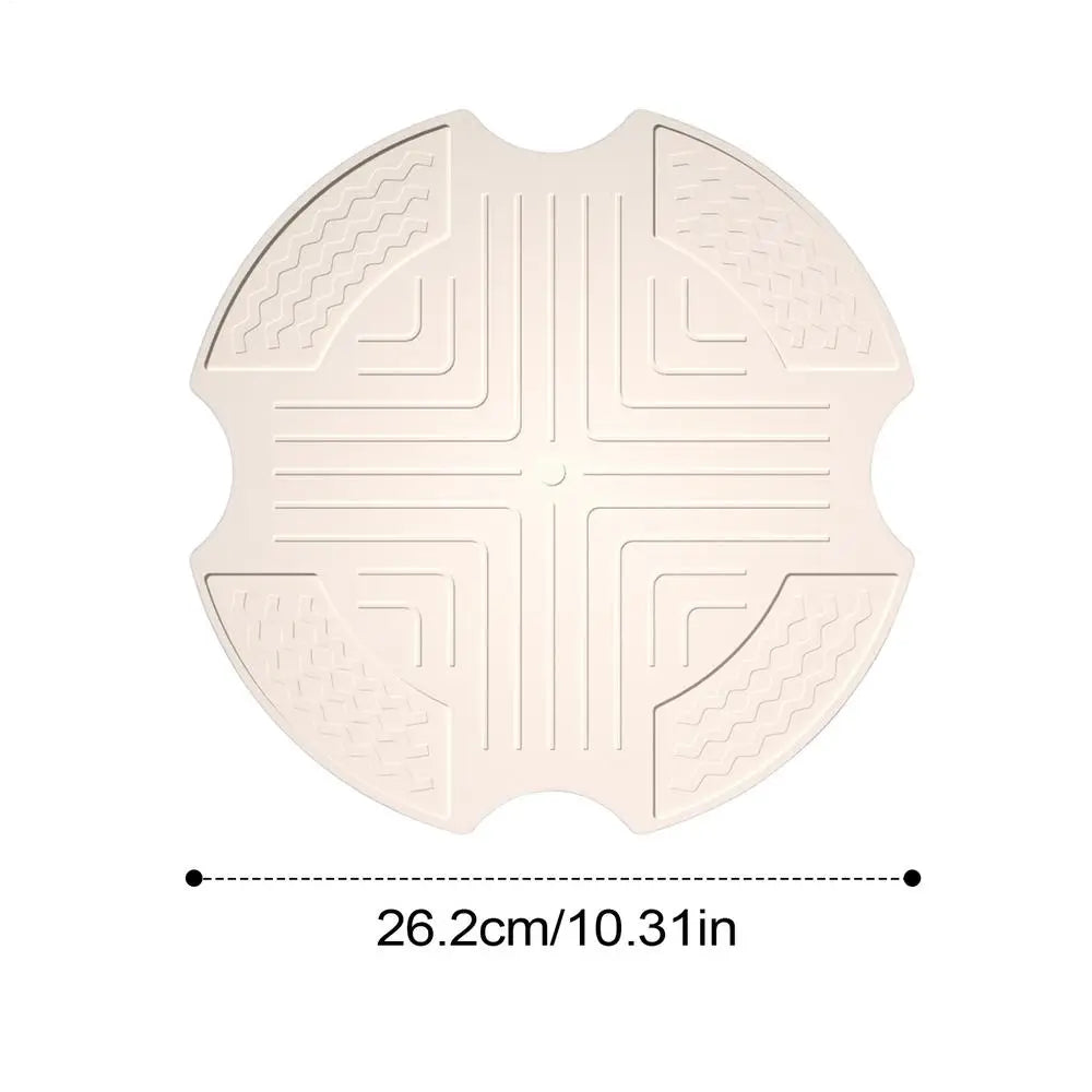 Air Fryer Mat Silicone Heat Resistant Trivet Pad Reusable Protector Qme Beige one size China Mainland