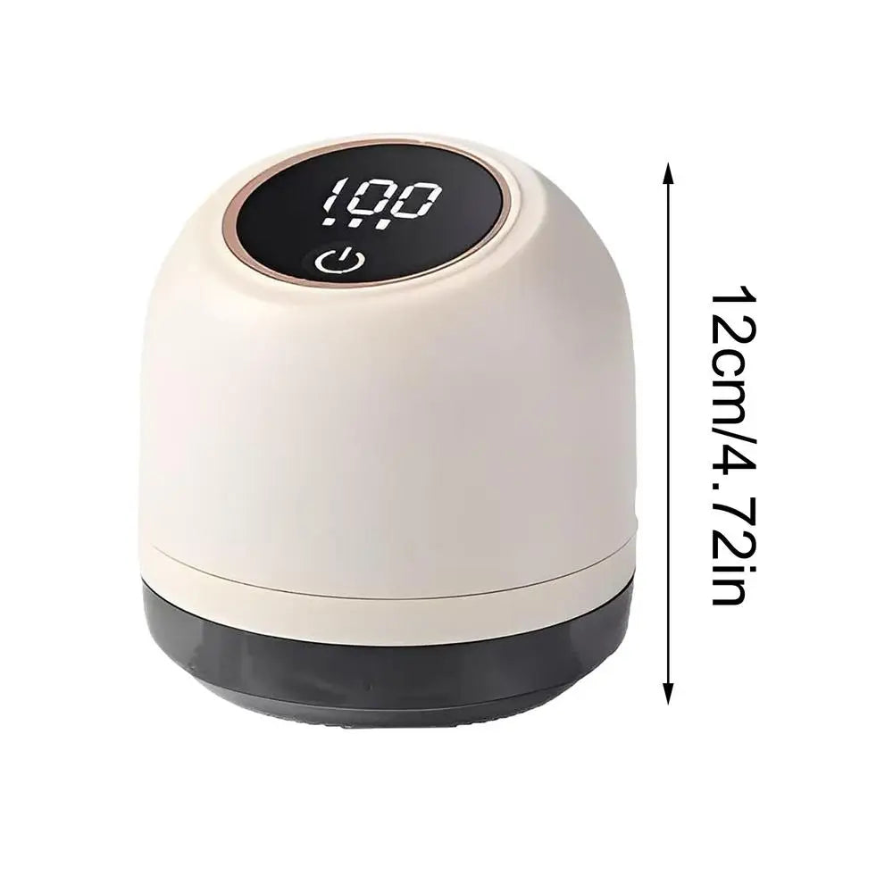 Lint Remover for Clothing Electric Fuzz Pellet Remover LED Display Rechargeable for Clothes Portable Fabric Shaver Fluff Remover Qme China Mainland White