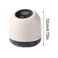 Lint Remover for Clothing Electric Fuzz Pellet Remover LED Display Rechargeable for Clothes Portable Fabric Shaver Fluff Remover Qme China Mainland White