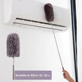 1 Retractable Dust Collector Long Handle Cleaning Vehicles Household Qme MULTI