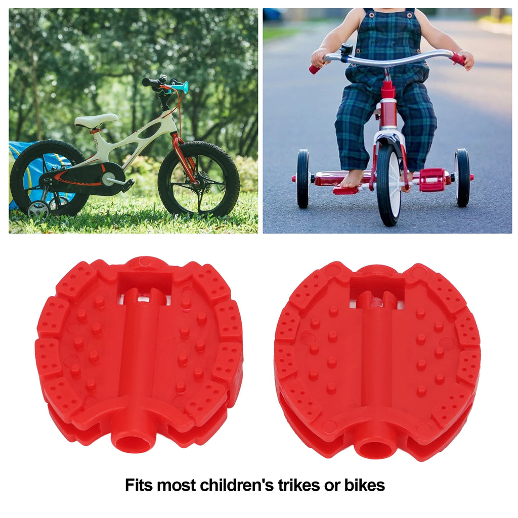 Kids Tricycle Pedal Strong Sturdy Easy To Install Multiple Color Kids Bike Pedal Replacement for Baby for Children Qme