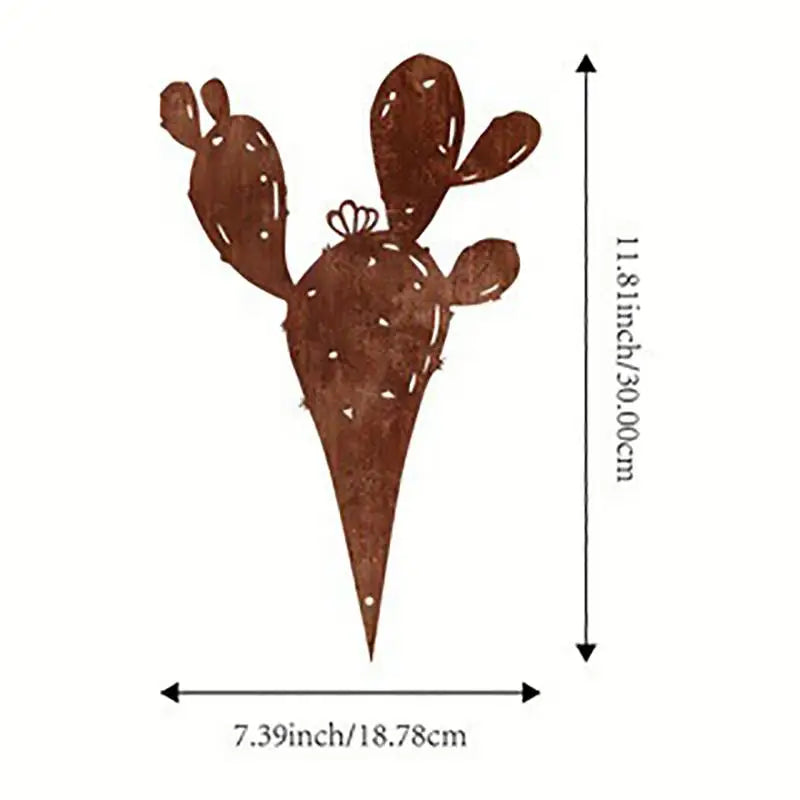 1 Patina Finish Outdoor Decor Rustic Metal Garden Stake Butterfly Qme C