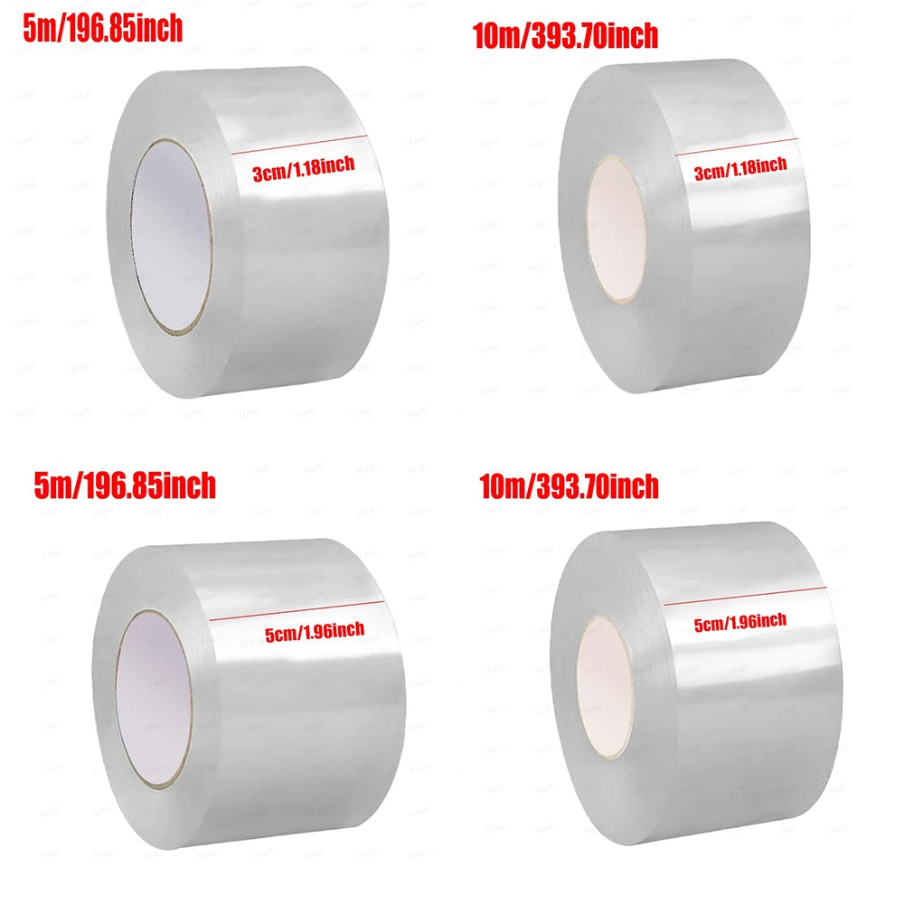 5M/10M Ultra-strong Self-Adhesive Nano Tape Single Side Waterproof Stain-Resistant Kitchen Sink Gap Caulk Strip Transparent Tape Qme