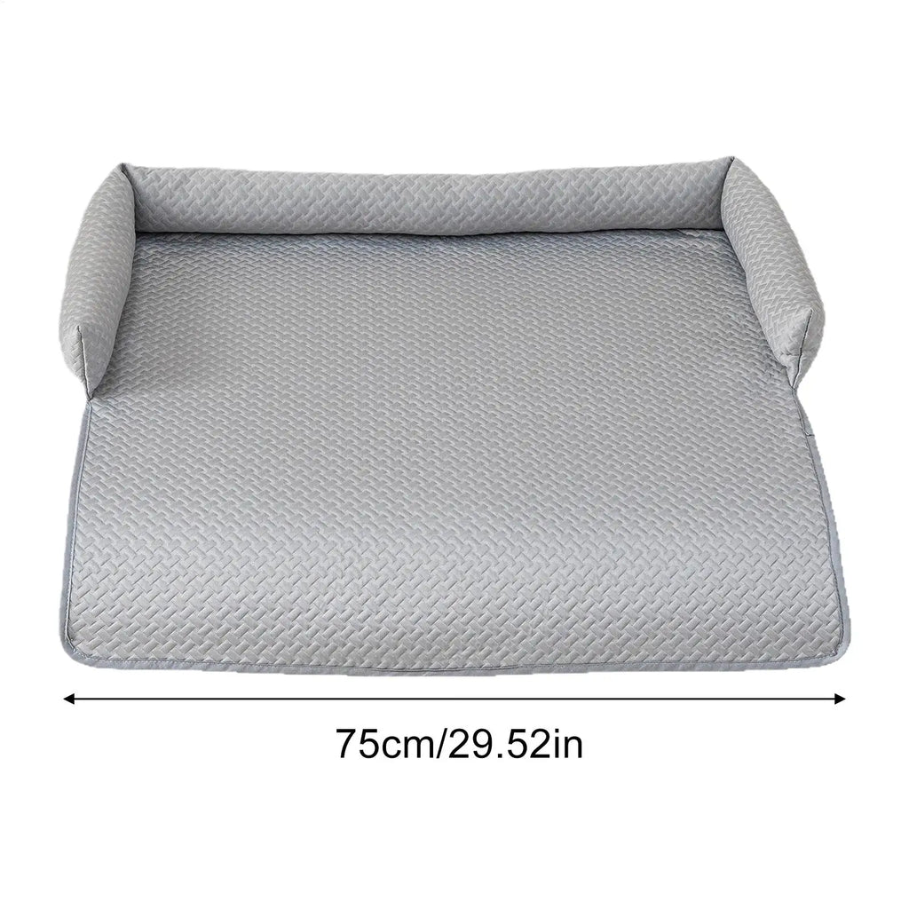 Pet Sofa Cover 75x75cm Non-Slip Washable Cooling Scratch Proof Dog Couch Covers Sofa Protector for Small Medium Large Breed Qme