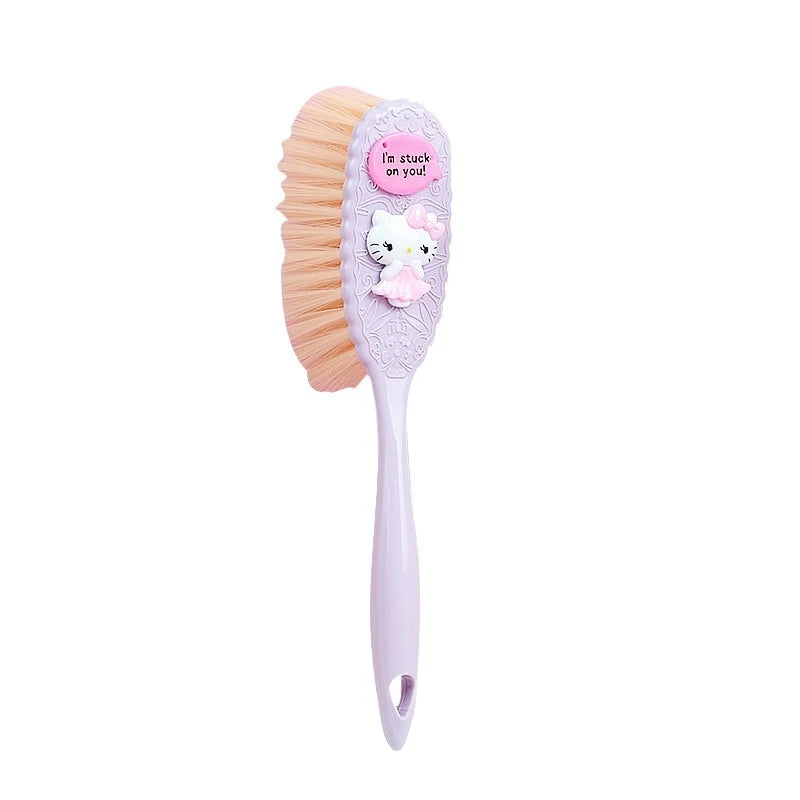 Hello Kitty Cute Cartoon Bed Brush Household Dusting Brush Long-Handled Bed Cleaning Brush Soft-Bristle Anti-Static Broom Qme