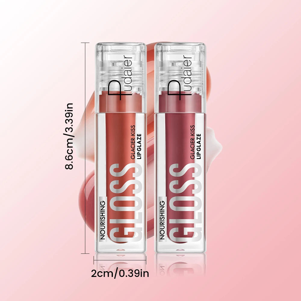 Hydrating Lip Gloss Plumping Glass Glaze Waterproof Long Lasting Qme