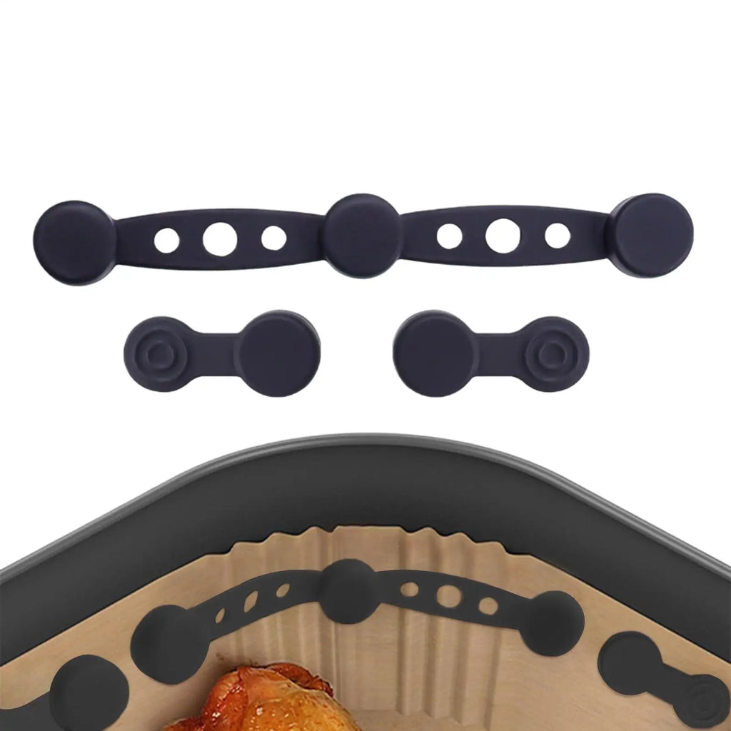 Air Fryer Liner Magnets Buckle Silicone Accessories Holder Holding Qme