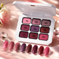 9 Colors Solid Cream Gel Nail Polish UV LED Painting Palette Qme Default Title