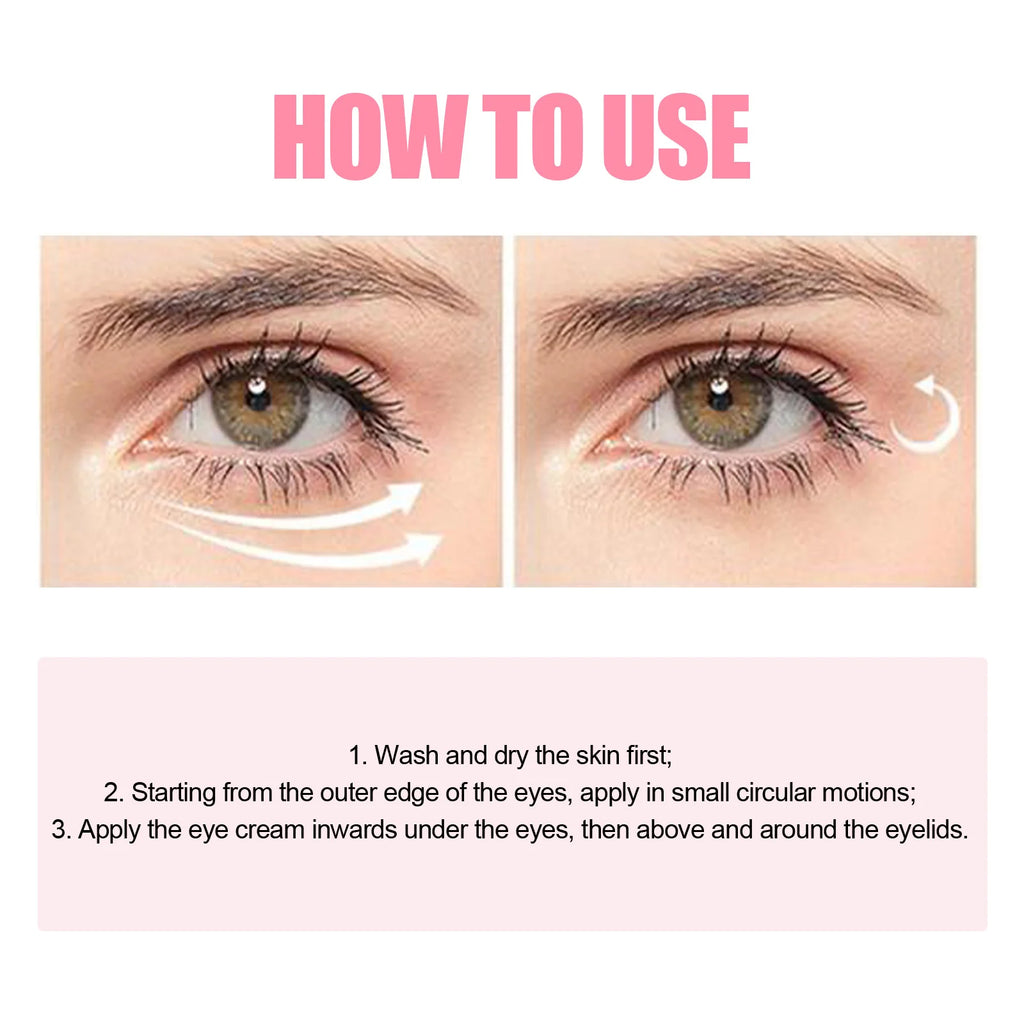 Retinol Eye Cream Stick Firming Lifting Fine Line Fade Dark Circles Eye Bag Anti Puffiness Nourishing Nourishing Eye Stick Qme