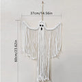 Hand-woven Ghost Wall Hanging Halloween Pendant Decor Holiday Scene Qme L
