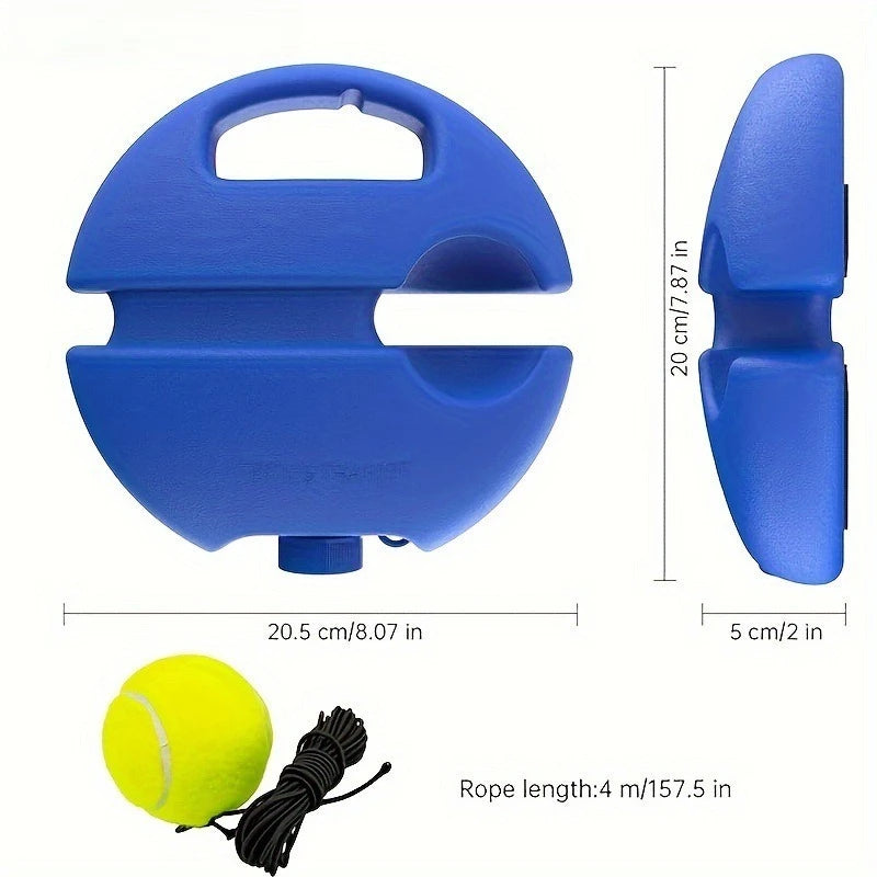 Tennis training assistance base uses elastic rope balls to practice self rebound tennis coach tennis practice tools Qme 1 Set
