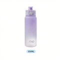 Outdoor Sports Portable Gradient Frosted Plastic Space Cup Straw Qme Purple 950ml 500-1000ml