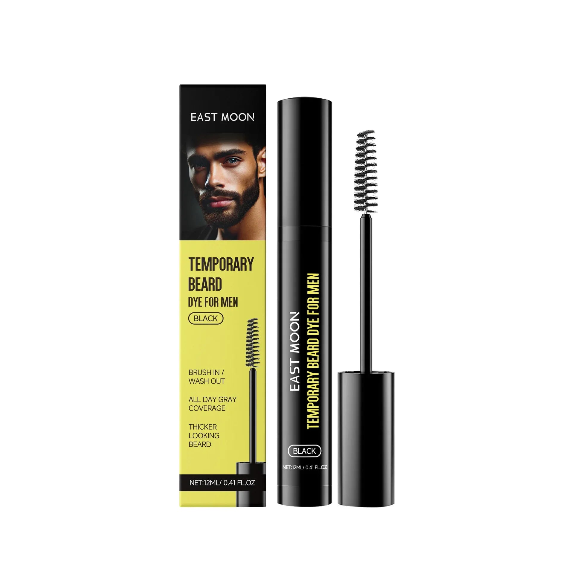 Beard Filler Pen Waterproof Beard Coloring Pen Filling Enhancer Black Fiber Hair Beard Stuffing Pen Tool Qme