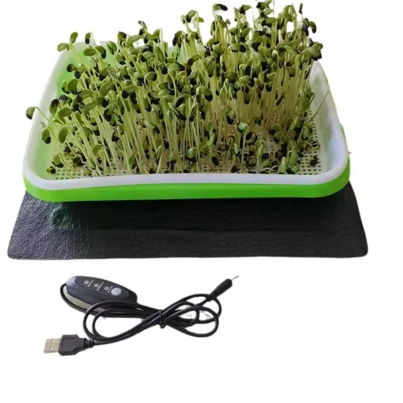 8 5 7 5W Plant Heat Mat PVC Leather Warming Indoor 35-55 USB Warm Qme