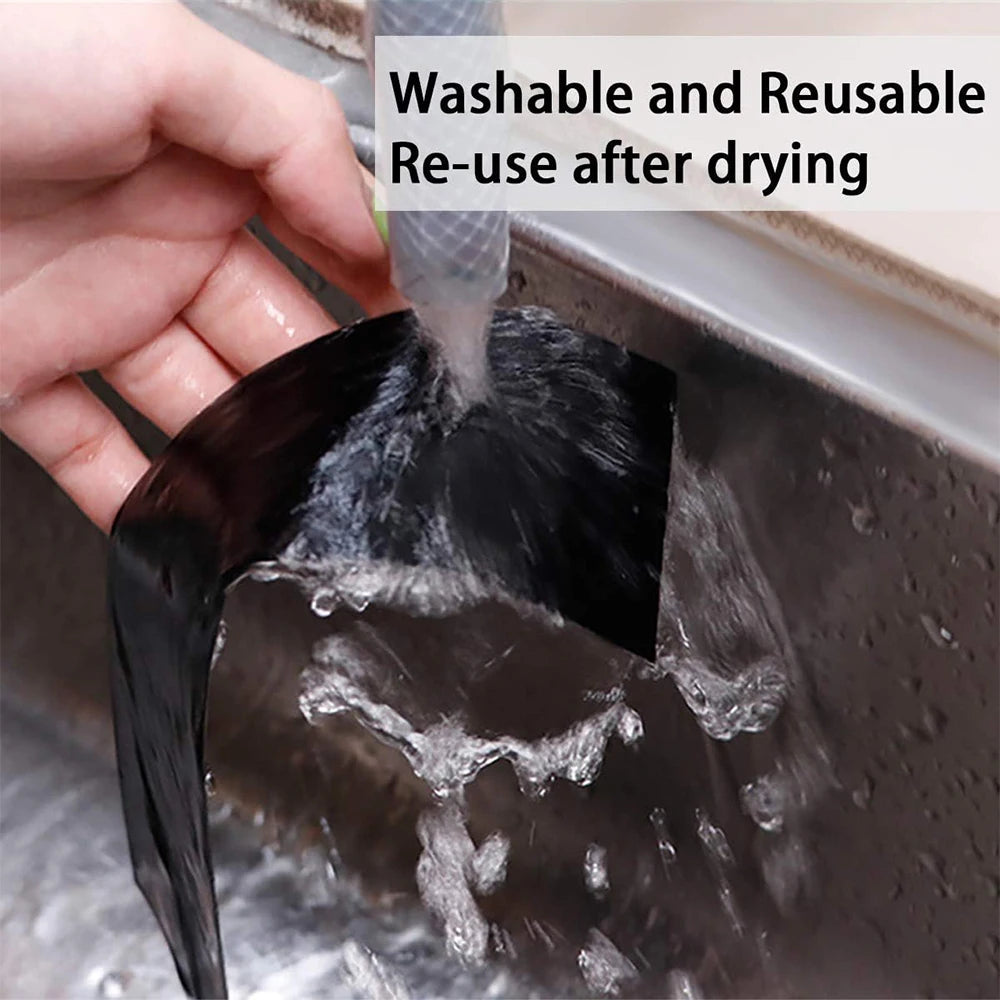 Car Door Edge Guards Door Sill Protector Black Waterproof 3D Carbon Fiber Anti Collision Film Scratch Cover Strip Stickers Tape Qme