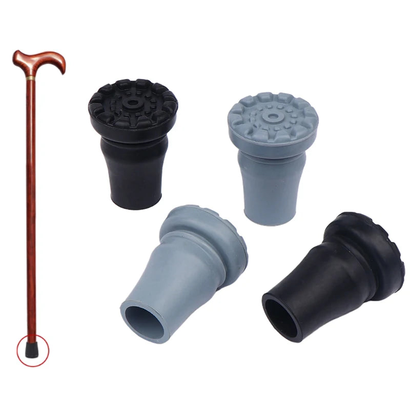 Crutch Ferrules Replacement Rubber Tips Canes Walking Sticks Mobility Qme