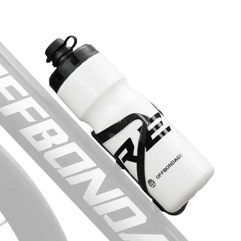 Bike Water Bottle Squeezable Cycling Non-deform Sports Plastic Qme White