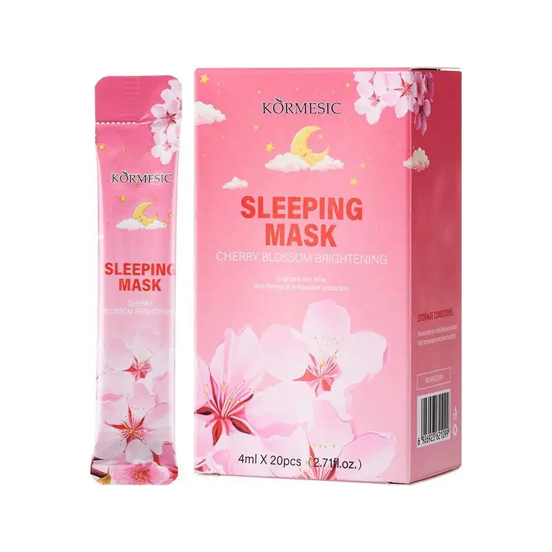 Seaweed Facial Sleeping Mask Individual Face Mud Hyaluronate Pore Qme A