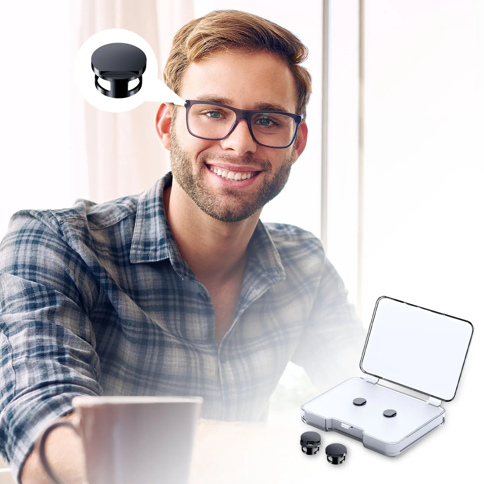 2/4/6Pcs LED Light Dimming Blocker for Meta Glasses's Camera Lens Protect Covers for Meta/ Meta HSTN Smart Glasses Qme