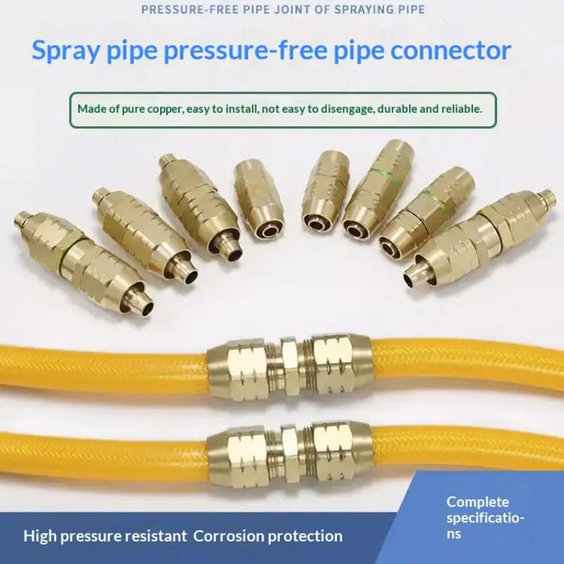 Copper Repair Extension High-pressure Water Pipe Joint Pressure Hose Qme
