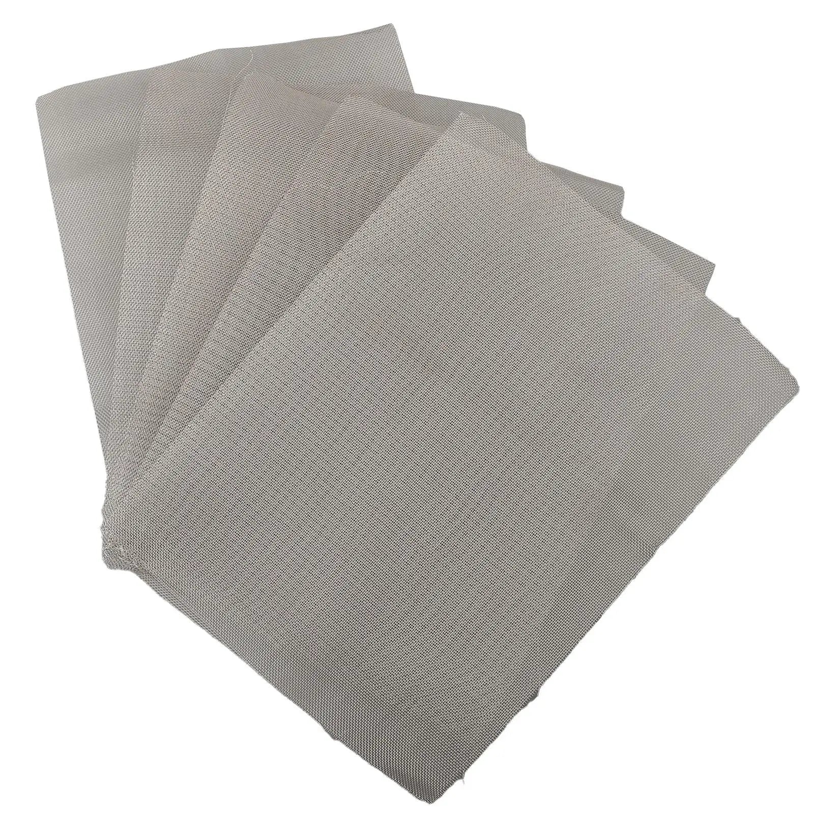 5 Pcs Metal Car Bumper Repair Net Plastic Crack Repair Hole Repairing Mesh Net For Bumper Body Hood Vents 20 X15cm Qme