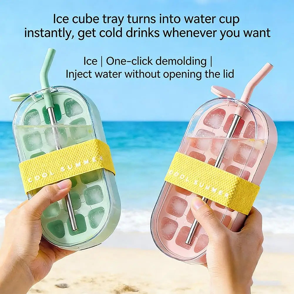 Ice Cube Bottle Outdoor Picnics Office Use Multifunctional Tray Easy Qme