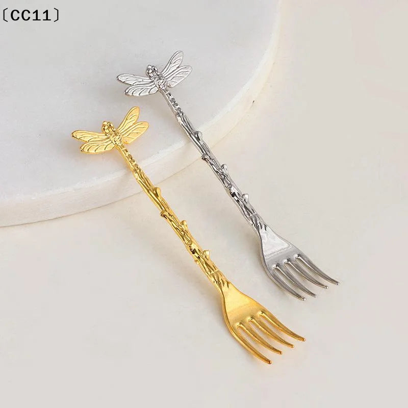 Kitchen Accessories Retro Hotel Family Dessert Coffee Spoon Ice Cream Qme