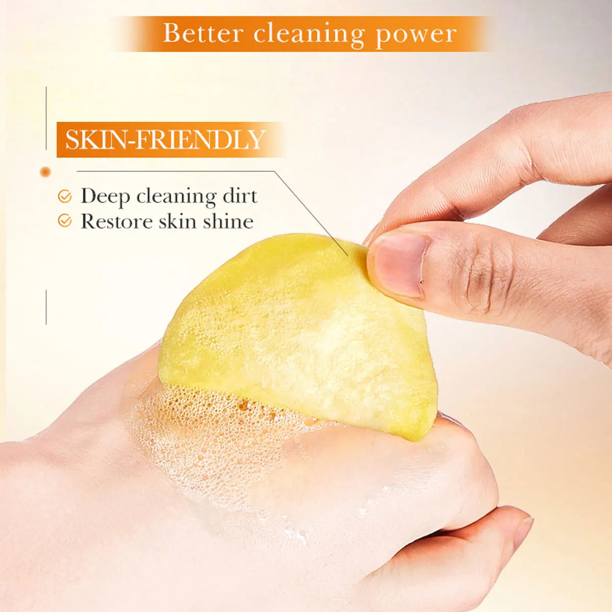 Turmeric Essence Acne Removing Makeup Cleaning Cotton Deep Containing Qme