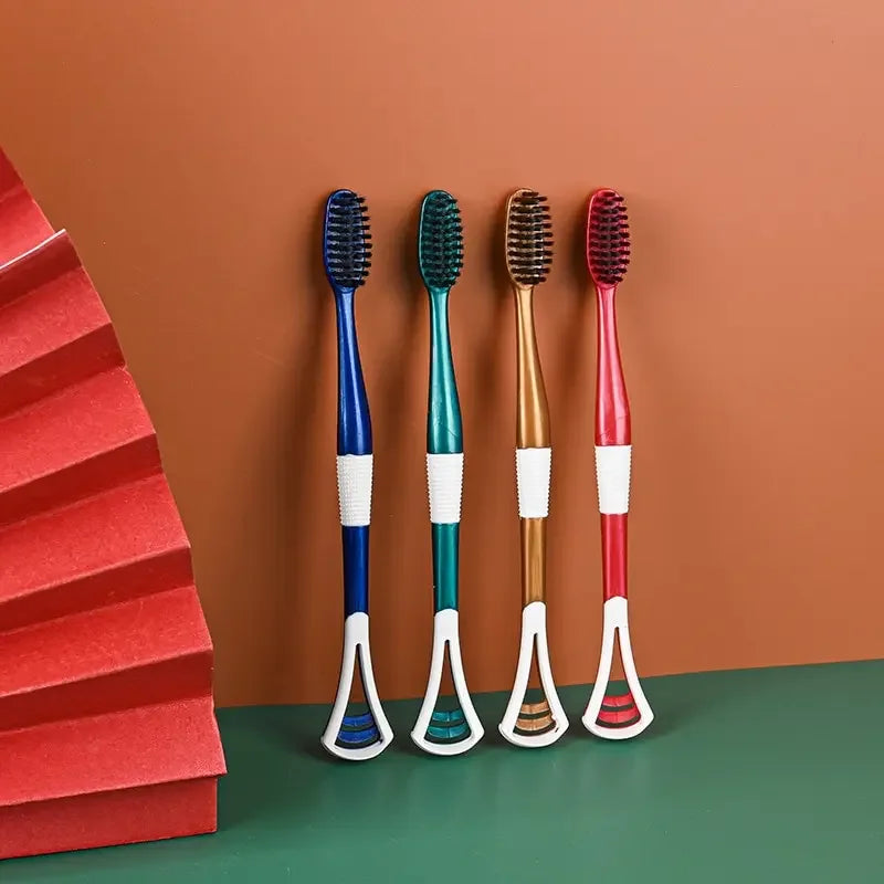 8 Packages Soft Fur Charcoal Toothbrush Couples Students Home Family Qme