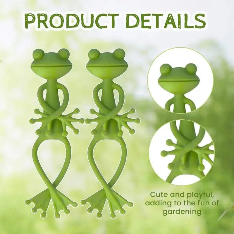 Frog Plant Stand Fixed Clip Plastic Decorative Support Frame Qme