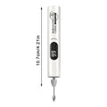 Electric Nail Drill Machine UV Lamp Off Gel Manicure Polisher Bits Qme Onesize