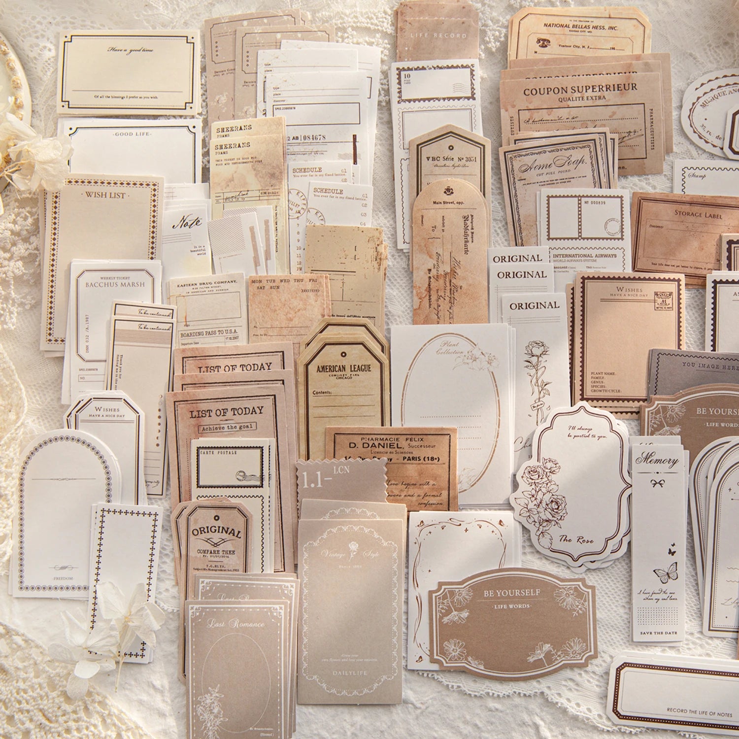 30 pcs/lot Vintage INS Loose leaf memo pad DIY Diary Album Scrapbooking hand made Stationery Craft Supplies Qme