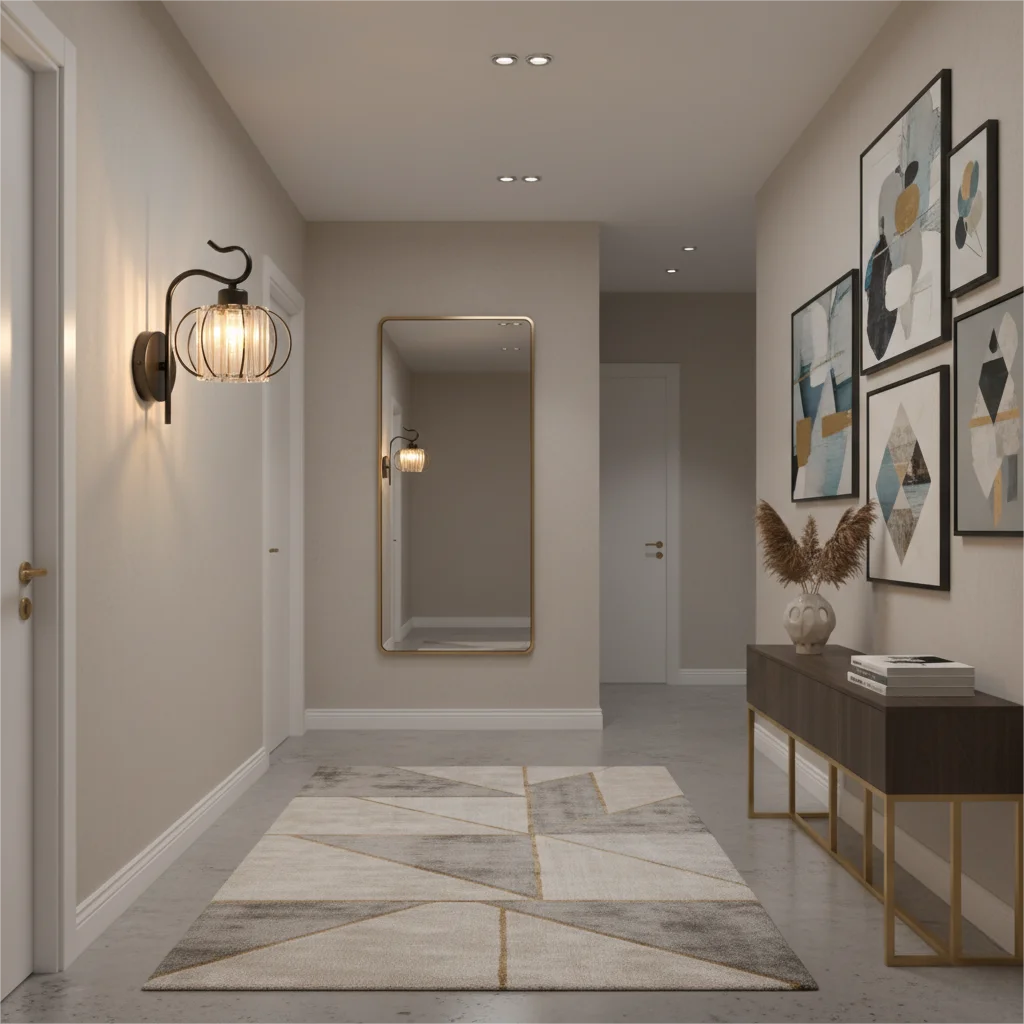 Modern Luxury Gold Wall Lamp Nordic Creative Crystal Sconce Living Room Hallway Bedside Indoor Decoration Metal LED Wall Light Qme