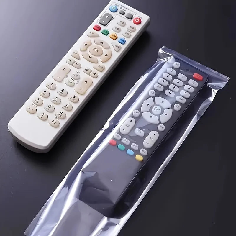 50 multifunctional PVC transparent heat shrink protective films, suitable for televisions, air conditioning remote controls, and Qme