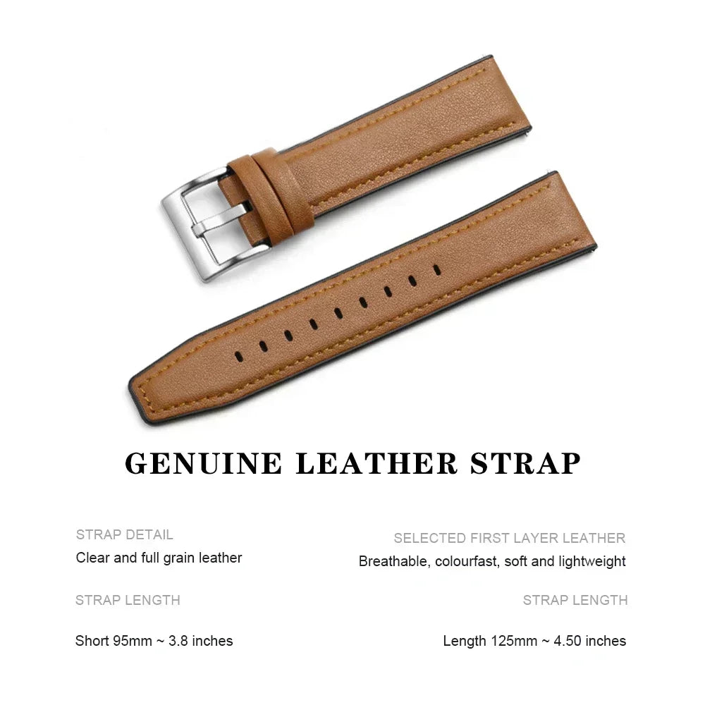 Silicone Leather Wrist Band For Huawei Watch GT 3 GT3 42mm 46mm Strap Bracelet Watch GT2 Pro/GT Runner 46mm 20mm 22mm Watchband Qme