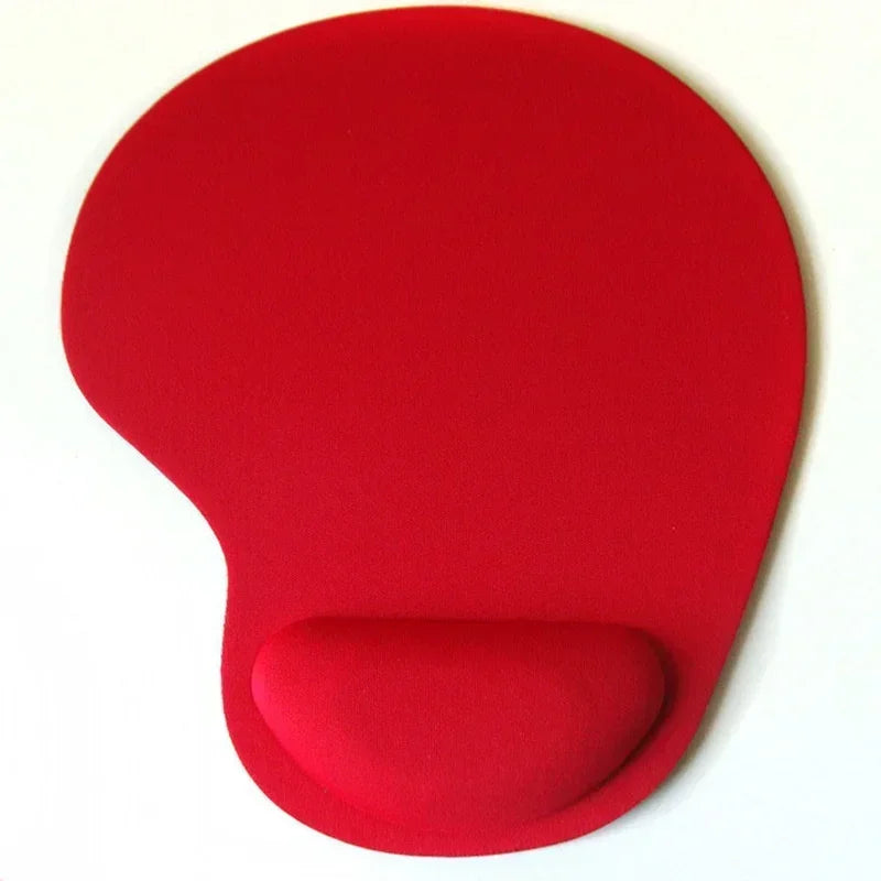 EVA Protect Wrist Mouse Pad Stationery Soft Sponge Computer Play Game Convenient Memory Anti Slip Office Desk Accessories Qme Red
