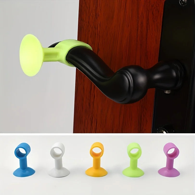 1 Installation door suction wall protective sticker Collision pad Toilet door suction Bedroom door back door suction suction Qme