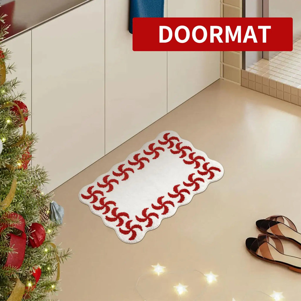 Gingerbread Door Mat 23 6x13 Non Slip Cute Soft Christmas Doormat Qme